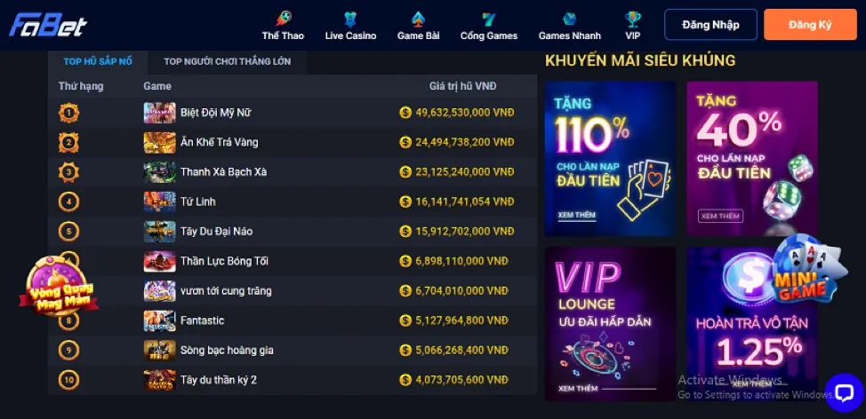 Khuyến mãi cá cược thể thao ucw88 login